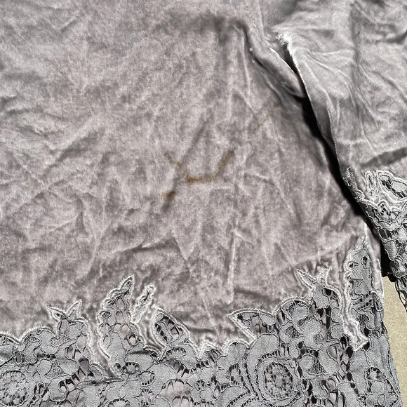Sundance - Silk Lace Velvet Top - Picture 2 of 5